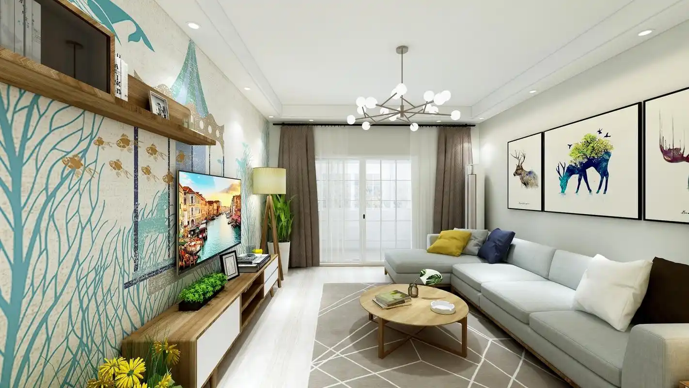 100平米的房子有多大北欧风格预算8万如何装修好润房润康城装修