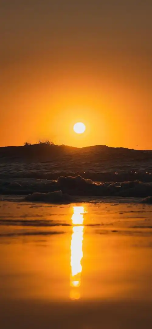 唯美落日余晖风景手机壁纸2