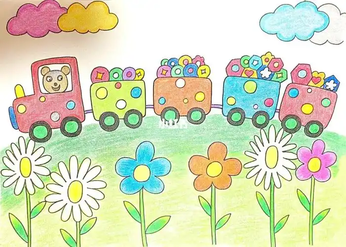 创意儿童画简笔画卡通画