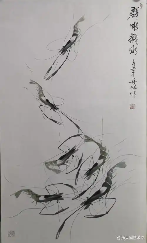 侯喜林这位画家,字墨林,号长白山人,他的画作给人留下了深刻的印象.