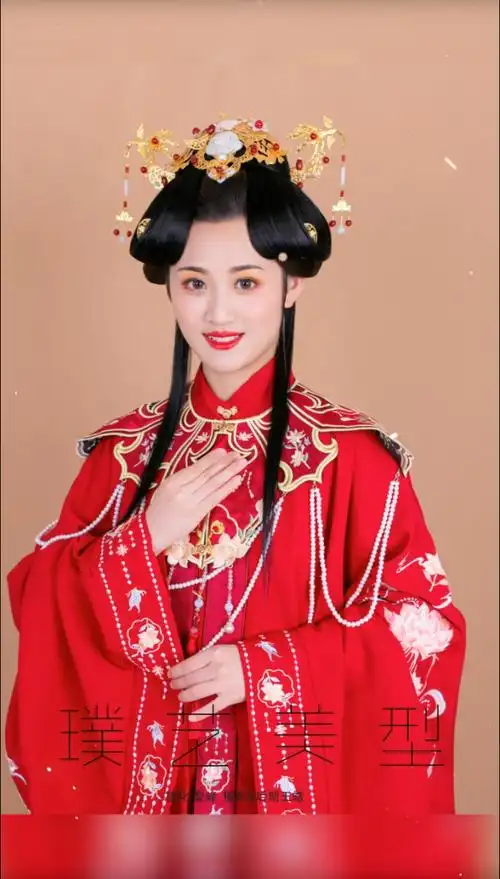 5.1汉服新娘造型教程之短发新娘篇