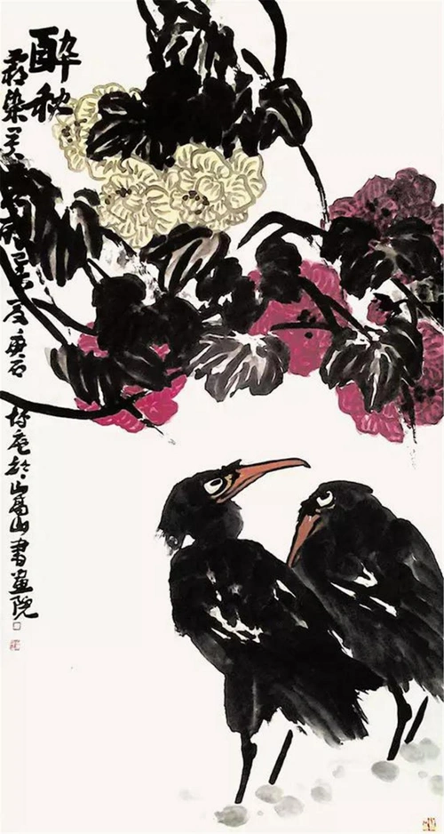 解读水墨大写意花鸟画名家田博庵的绘画艺术组图