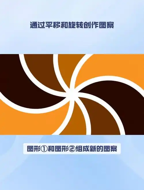 通过平移和旋转创作图案