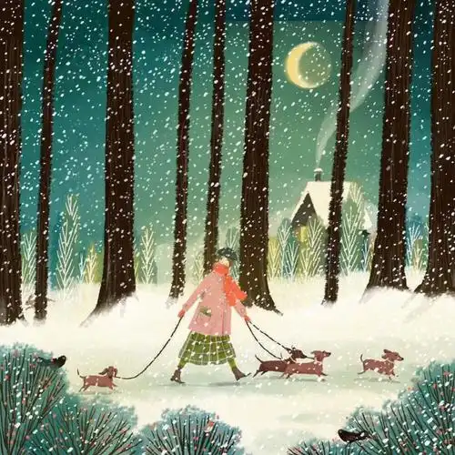 英国插画师 jane newland 童话森林
