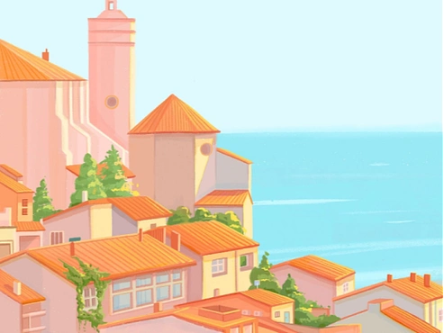 海边小镇插画-商业插画4005天前快乐泡澡插画-商业插画70010天前做饭
