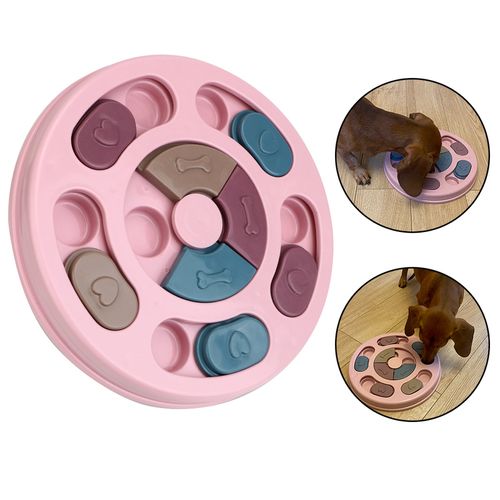 increase iq dog slow eat bowl for small medium dog puppy