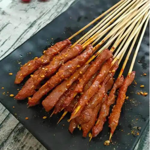 玉蚨祥风味牛肉小串烧烤铁板串串食材网红夺命手把小肉串1包300串