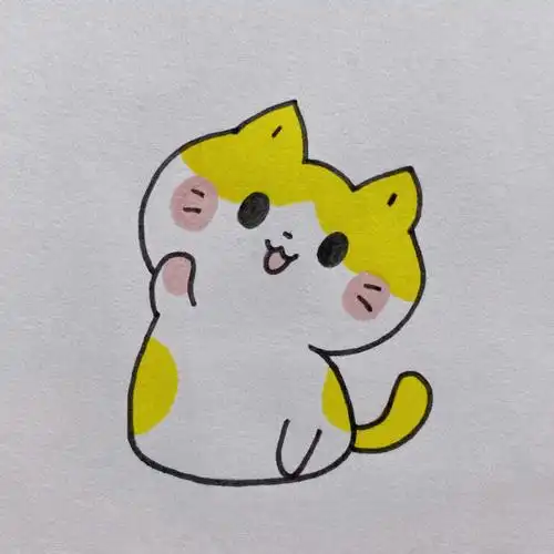 小猫咪简笔画教程
