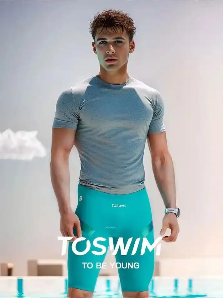 游泳爱好者注意了,这款男士游泳裤采用速干耐磨设计,专业品质, - 抖音