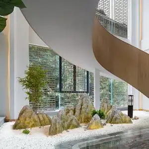 情依999淘宝城市下沉式公园旋转楼梯室外阶梯水景廊架景观su模型