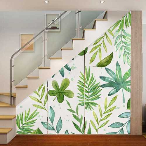 楼梯底下遮挡帘卫生间斜三角楼梯遮丑帘储物柜防尘布帘装饰隔断帘