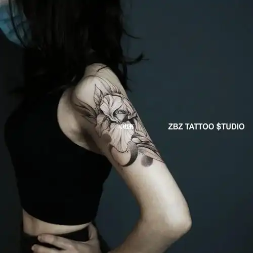 对自己有独特意义的【鸢尾花】7815_鸢尾花_纹身_三里屯soho攻略