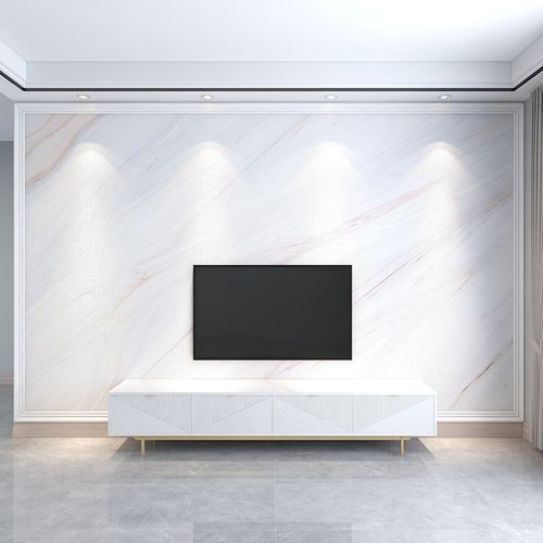 北欧仿大理石墙布轻奢电视背景墙壁纸客厅现代简约壁画背景墙壁布