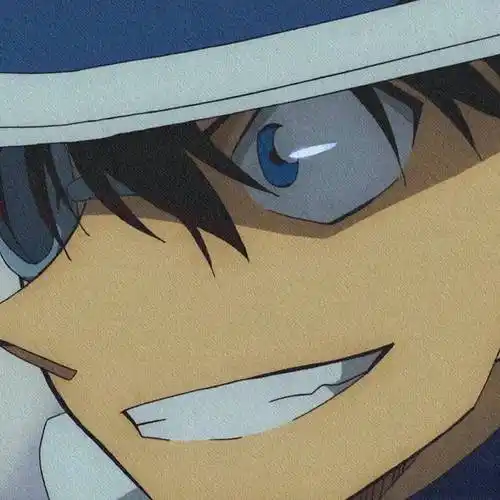 名侦探柯南:100张怪盗基德(黑羽快斗)头像合集,帅呆了~_黑羽快斗_怪盗