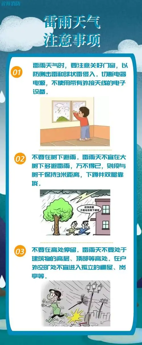 雷雨天气你要注意哪些安全隐患!