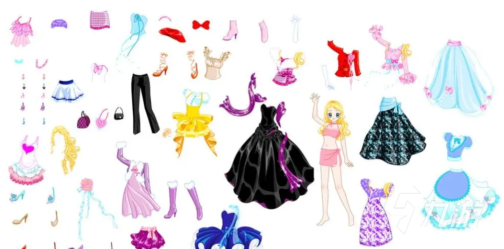 一款简单直接的换装游戏,在游戏中要使用好一切的资源来进行换装操作.