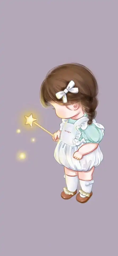 iphone13"可爱的小女孩"手机壁纸