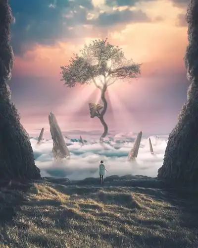 ps大师合成作品人造世界