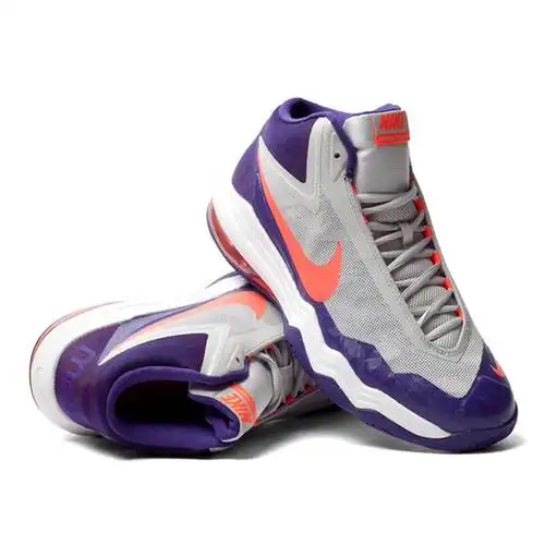 耐克nike air max audacity 男款篮球鞋 704920-008夜银/橙 46