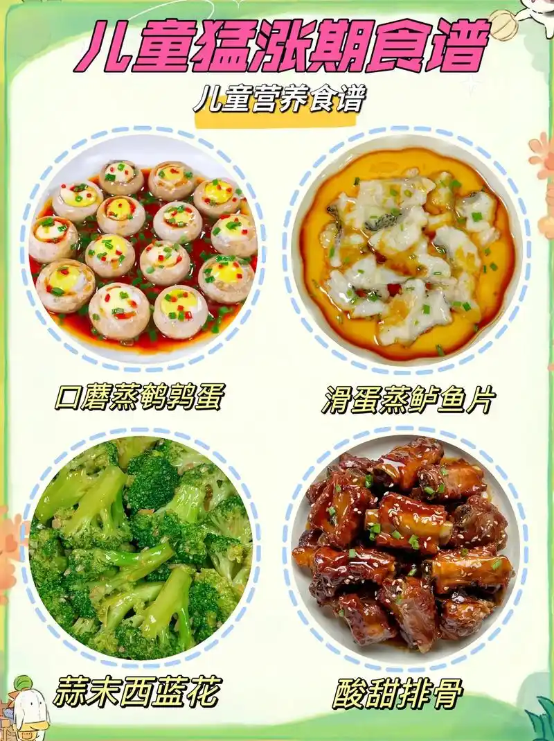 儿童营养食谱
