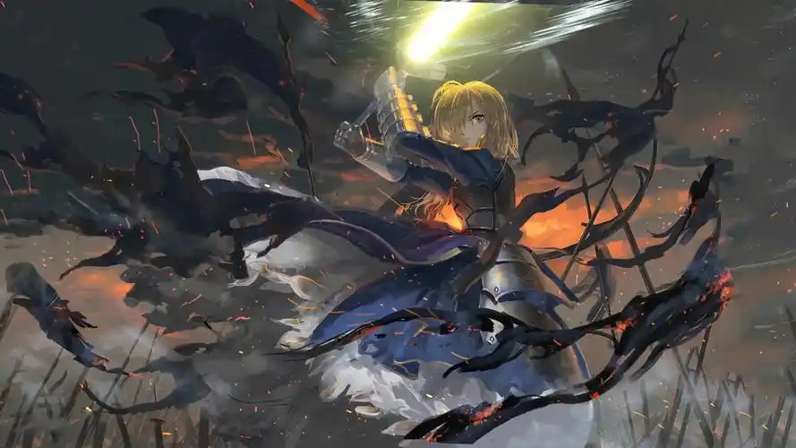 [wallpaper engine]saber动态桌布 1080p