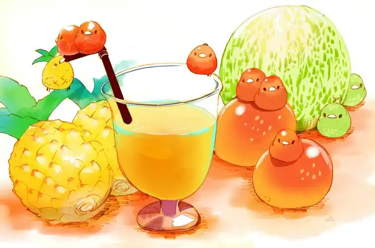 【p站美图】日本画师チャイ作品,可爱的甜点系列插画 - animex动漫社