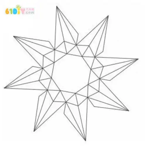 手工折纸钻石的方法教程