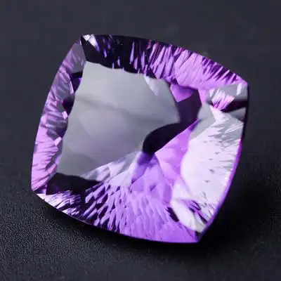 44.68克拉 天然绝美紫水晶刻面裸石 高贵奢华 收藏珍品