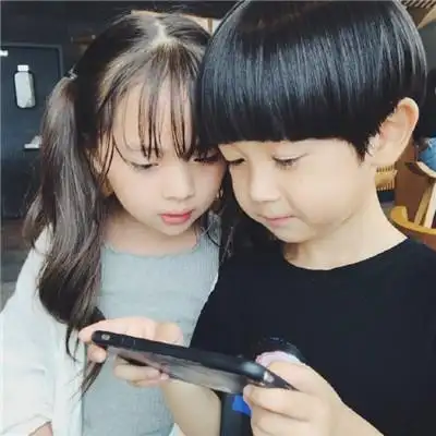 萌娃情侣超萌一对微信头像