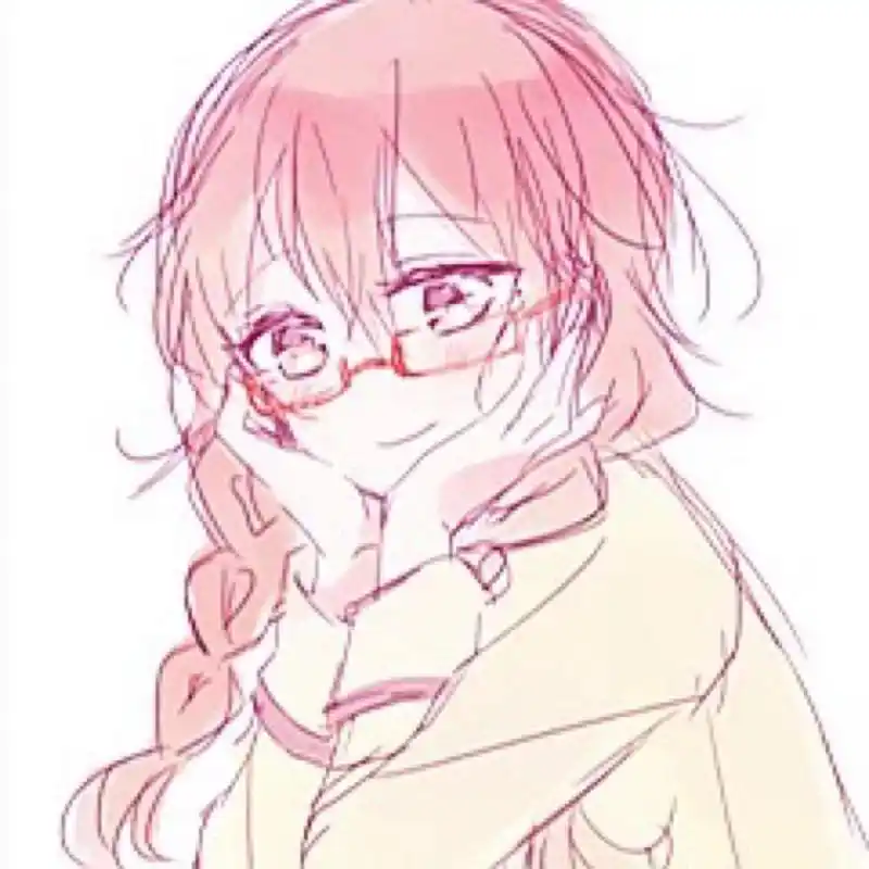 二次元 另类 头像 动漫 菇凉 卡通 女生 眼镜妹 漫画 唯美 眼镜娘