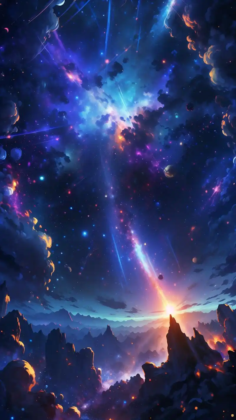 99ins风高级星空壁纸精选90 探索宇宙的奥秘,就从这组ins风高级