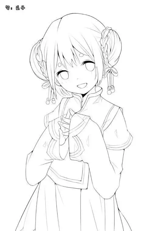 画法美丽的白衣天使卡通简笔画卡通人物简笔画图片大全可爱卡通人物简