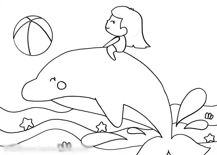 夏天儿童画,季节,夏天