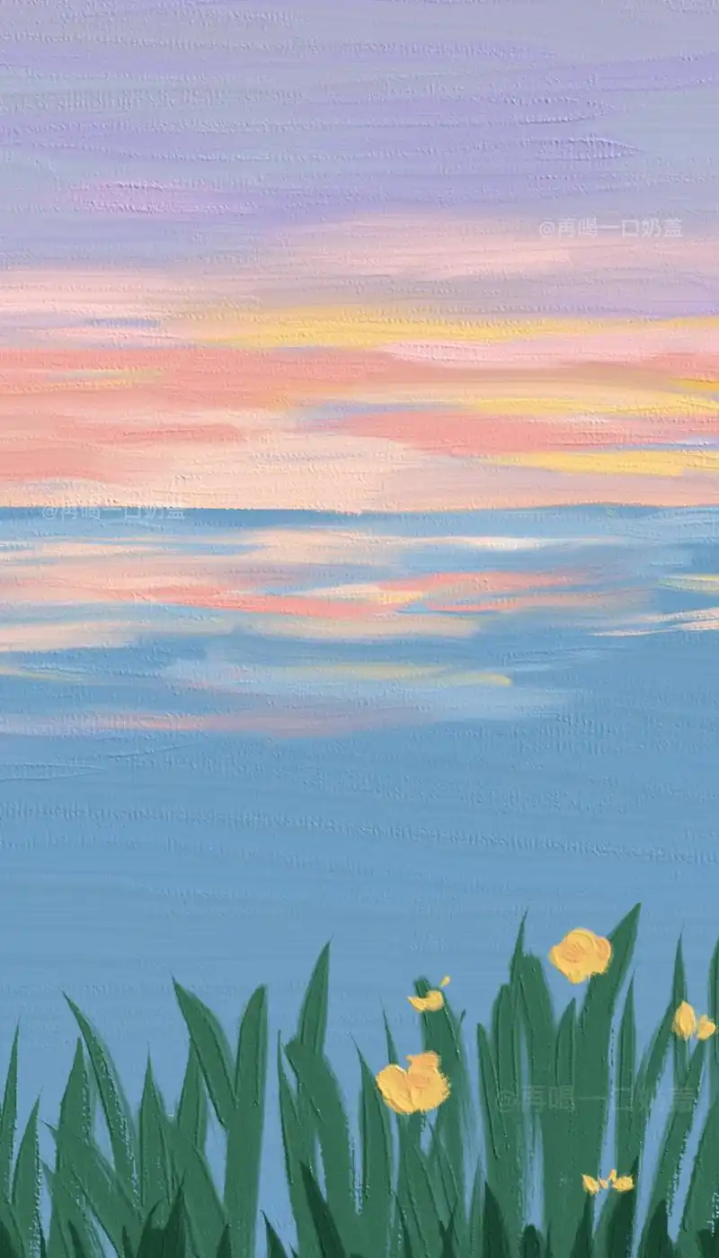 清新唯美油画质感壁纸,这画风绝了