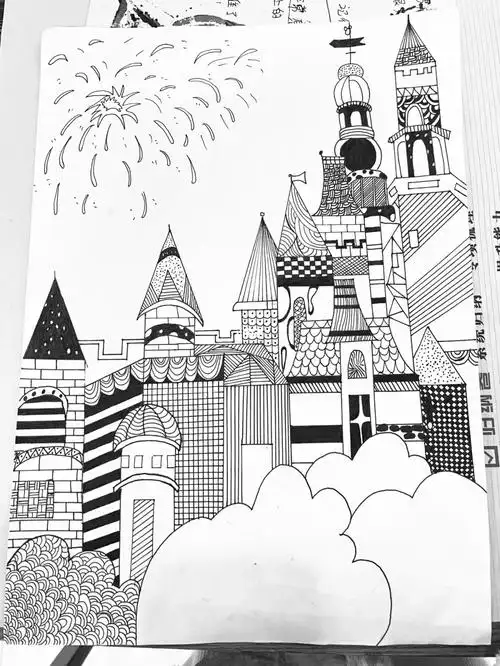 线条画绘画临摹