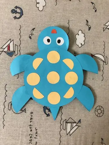 手工游戏:爱爬的小乌龟