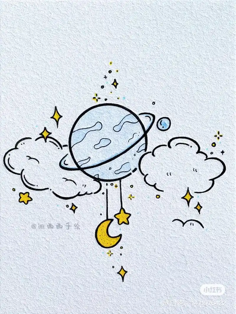 环球图片简笔画大全大图 - 抖音