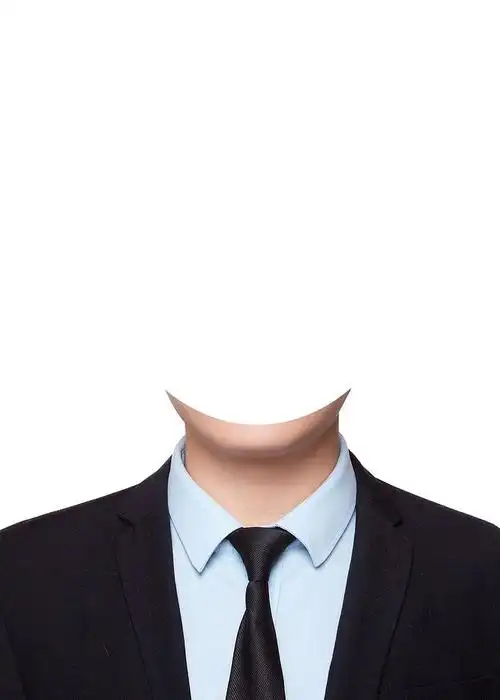 证件照素材五官眉毛素材五官素材8衣服男