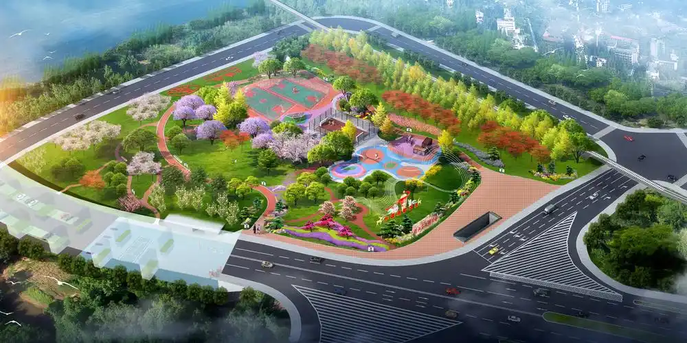 绘就城市最美风景线 中国一冶宜宾项目部为市民交满意答卷_公园