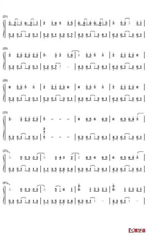 dream it possible钢琴简谱-数字双手-delacey