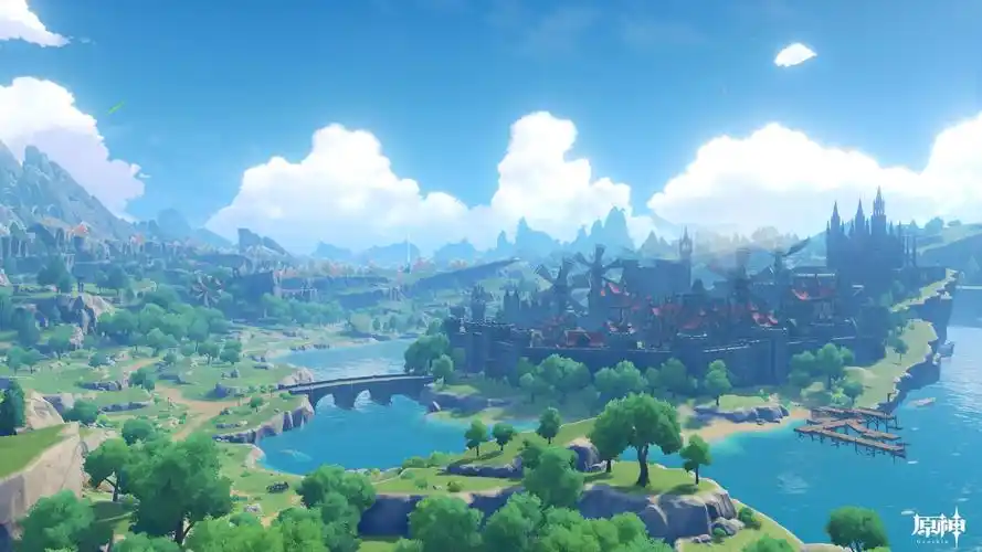 风与牧歌之城原神genshin impact高清壁纸- 原神壁纸,游戏壁纸,动态