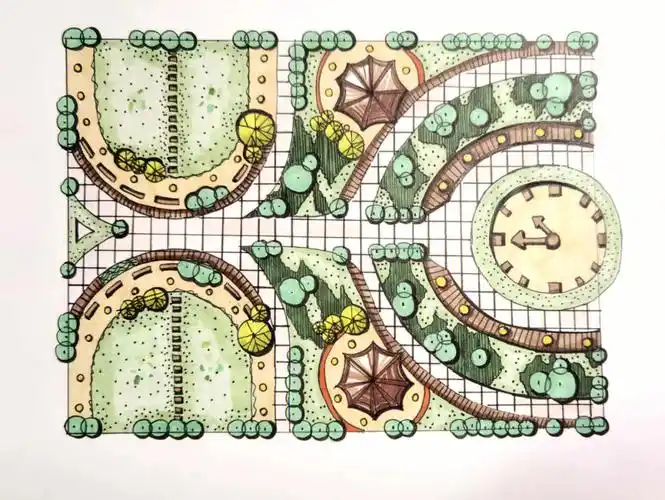 景观设计手绘公园入口设计