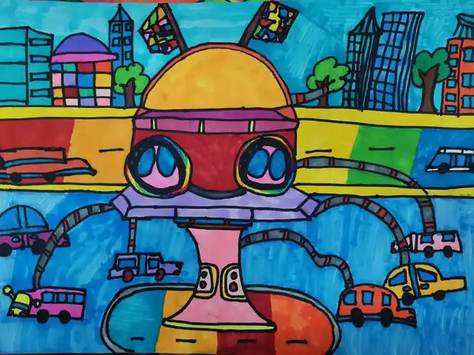 平昌县思源实验学校《科幻画》优秀作品集