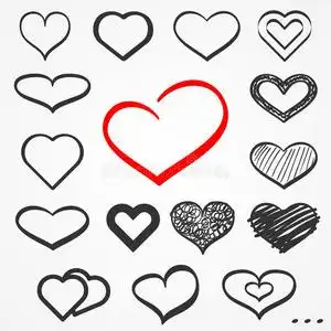 心素描图片-心素描素材-心素描插画-摄图新视界