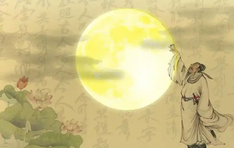 抬头仰望一轮明月,它寄托着多少人的美好愿望啊!