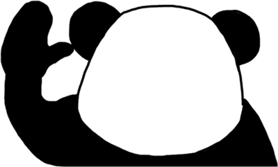 熊猫头 斗图 搞笑 可爱 萌萌哒 听不见