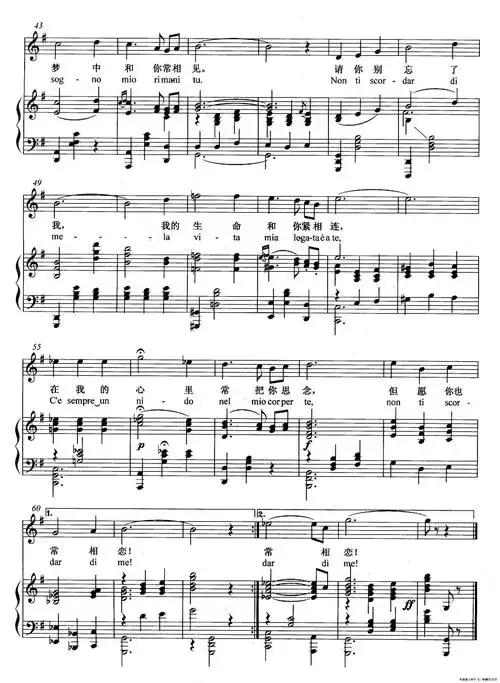 意请你别忘了我正谱