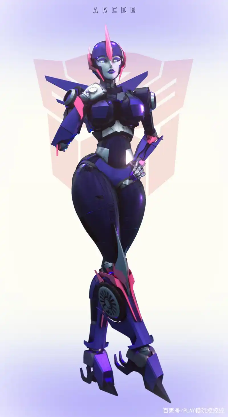 变形金刚女性角色插画合集,大黄蜂也变成了女性