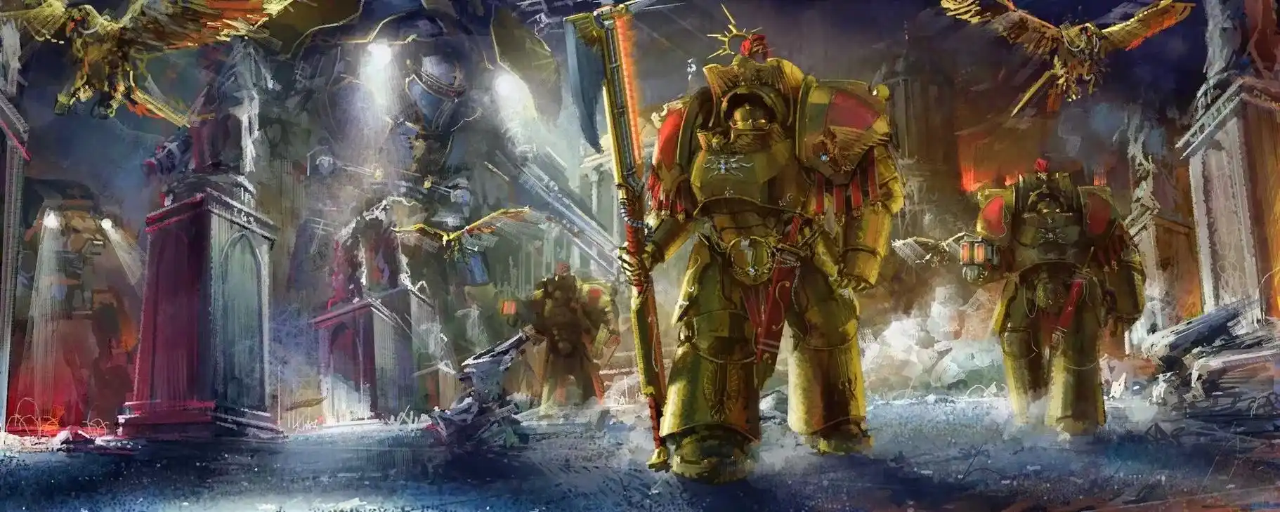 战锤40k #帝皇禁军#灰骑士战团  - 抖音