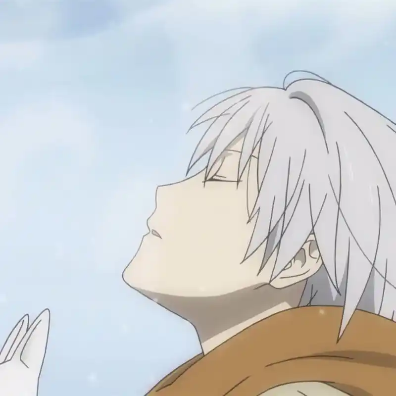 「第100期」动漫男头:萤火之森 阿银无水印男生头像